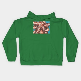 MATING STARFISH Kids Hoodie